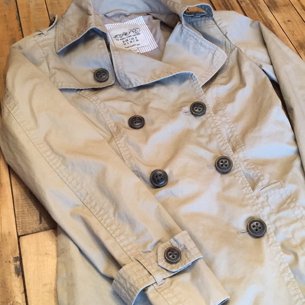 Esprit Tan Trench Coat